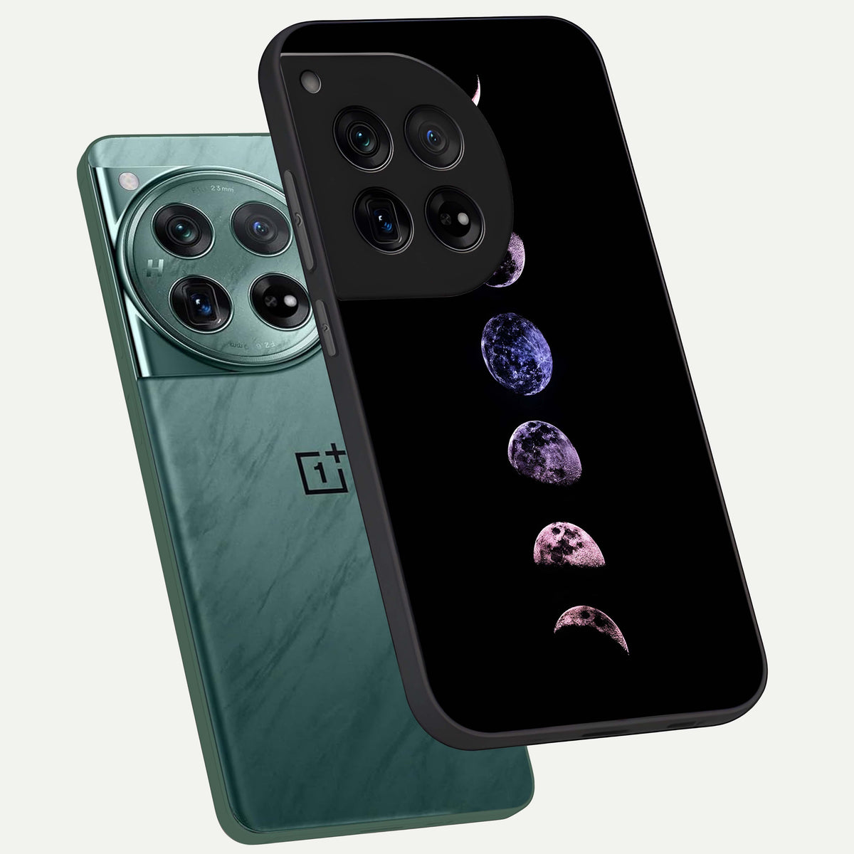  Crimson All Planets phone case For OnePlus 12 showing premium glass back cover with detailed artwork