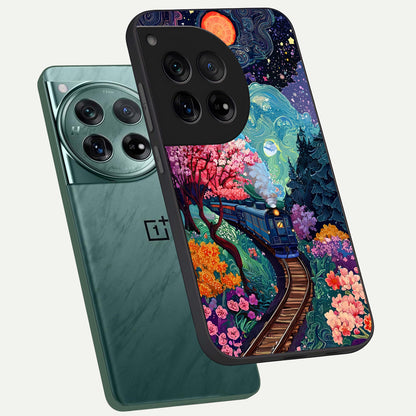  Digital Art phone case For OnePlus 12 showing premium glass back cover with detailed artwork