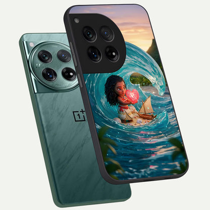  Heart of Ocean phone case For OnePlus 12 showing premium glass back cover with detailed artwork