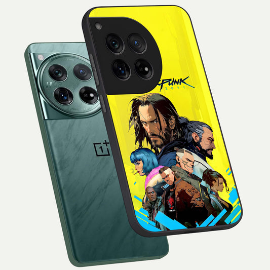  Neon Rebel Genesis phone case For OnePlus 12 showing premium glass back cover with detailed artwork