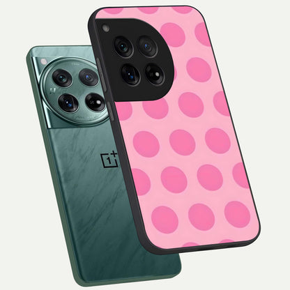  Sweet Dot Dreams phone case For OnePlus 12 showing premium glass back cover with detailed artwork