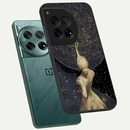  Taylor Swift Girl phone case For OnePlus 12 showing premium glass back cover with detailed artwork