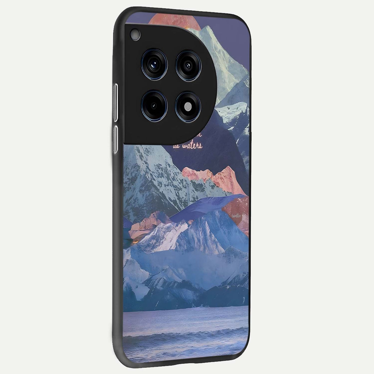  Celestial Mountain Calm back cover For OnePlus 12 slim fit glass case with vibrant aesthetic design
