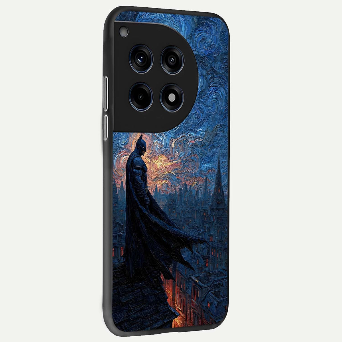  Dark Knight Dusk back cover For OnePlus 12 slim fit glass case with vibrant aesthetic design