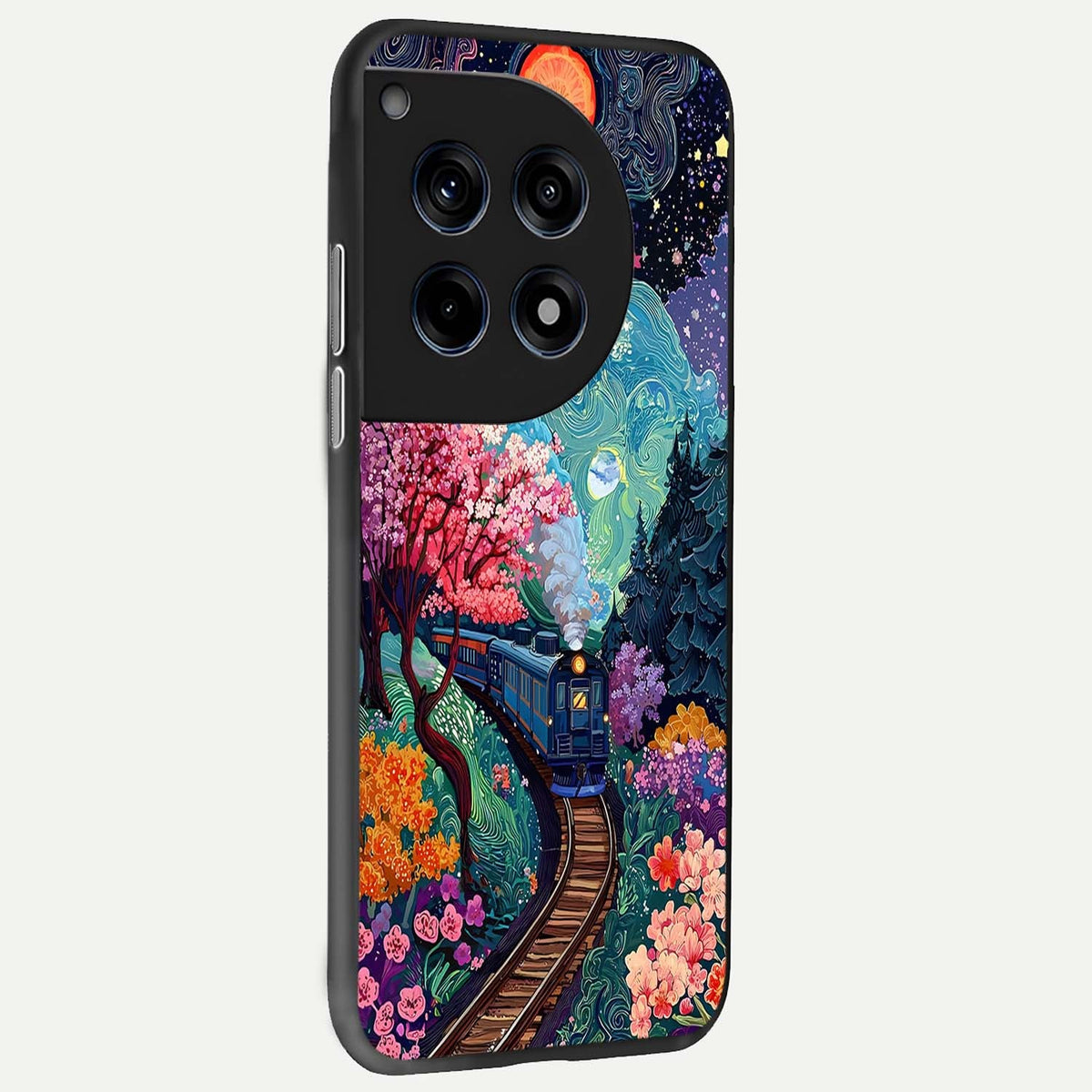  Digital Art back cover For OnePlus 12 slim fit glass case with vibrant aesthetic design