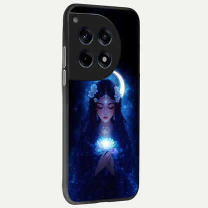  Mystic Moon Queen back cover For OnePlus 12 slim fit glass case with vibrant aesthetic design