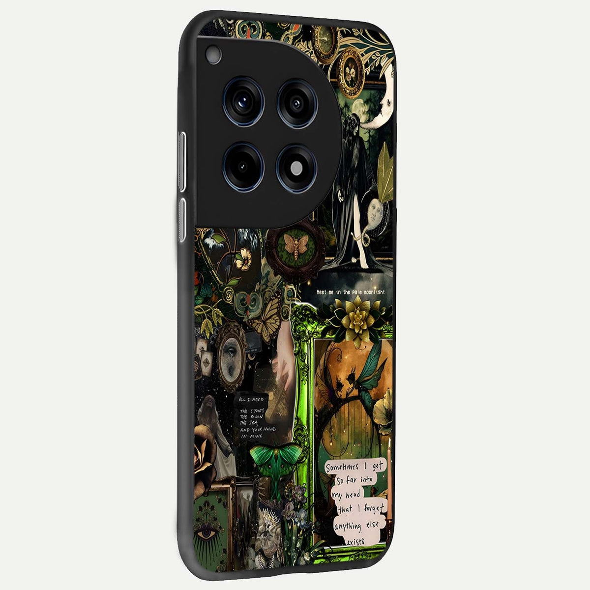  Mystic Woods Secret back cover For OnePlus 12 slim fit glass case with vibrant aesthetic design