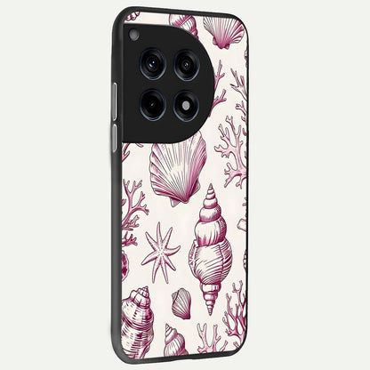  Pink Power Sparks back cover For OnePlus 12 slim fit glass case with vibrant aesthetic design