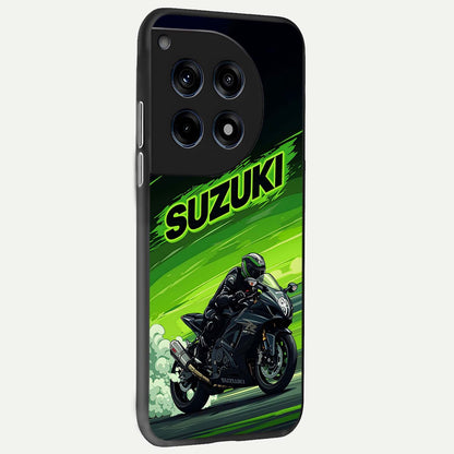  Suzuki Speed Beast back cover For OnePlus 12 slim fit glass case with vibrant aesthetic design