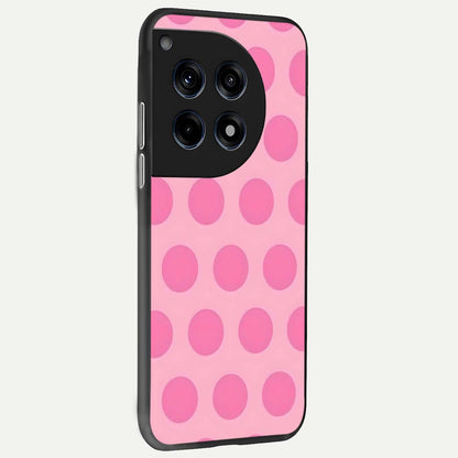  Sweet Dot Dreams back cover For OnePlus 12 slim fit glass case with vibrant aesthetic design