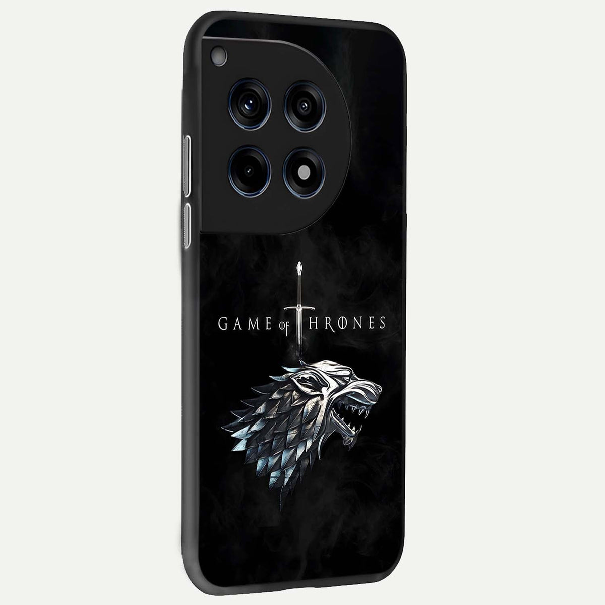 Throne Wolf Legacy back cover For OnePlus 12 slim fit glass case with vibrant aesthetic design