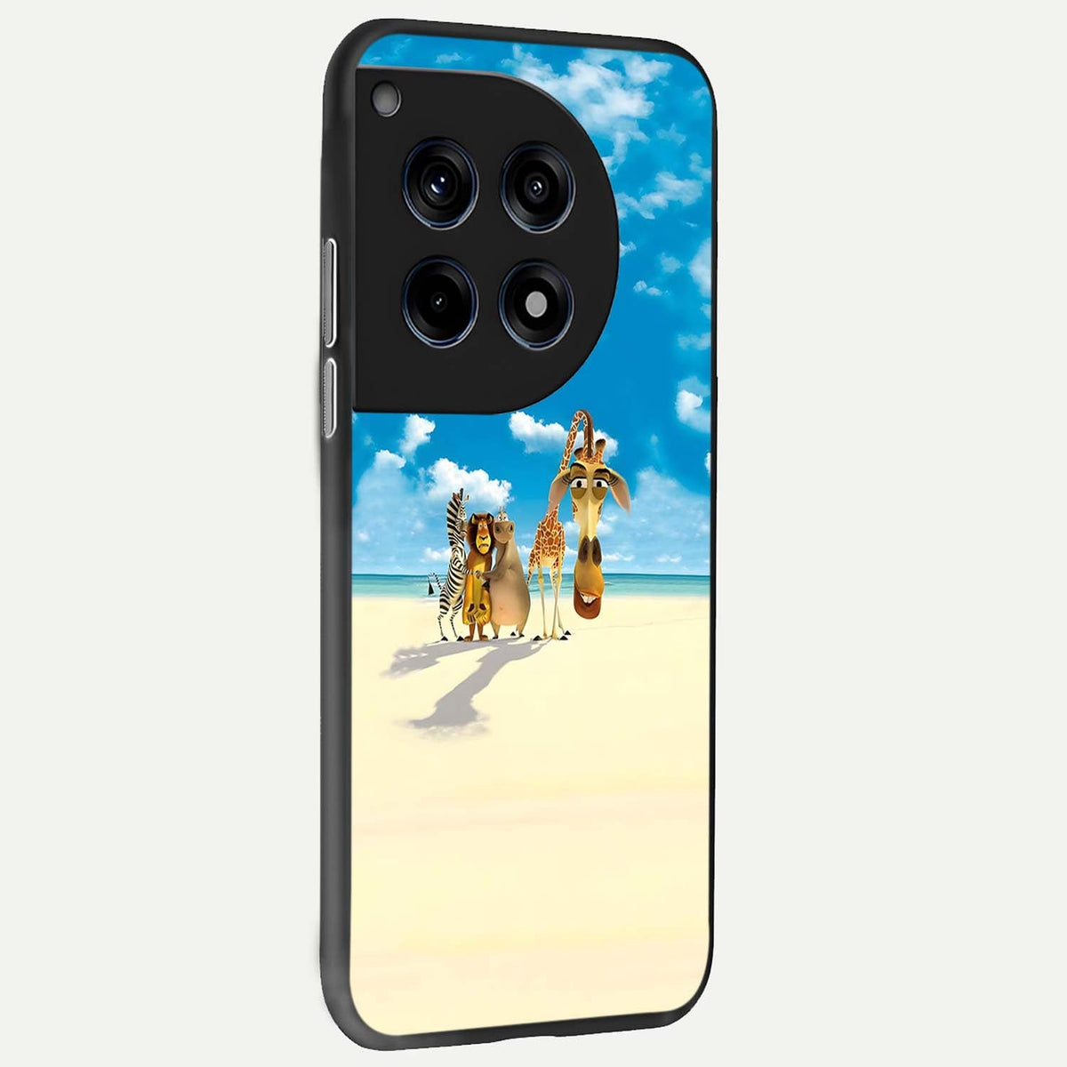  Tropical Fun Squad back cover For OnePlus 12 slim fit glass case with vibrant aesthetic design