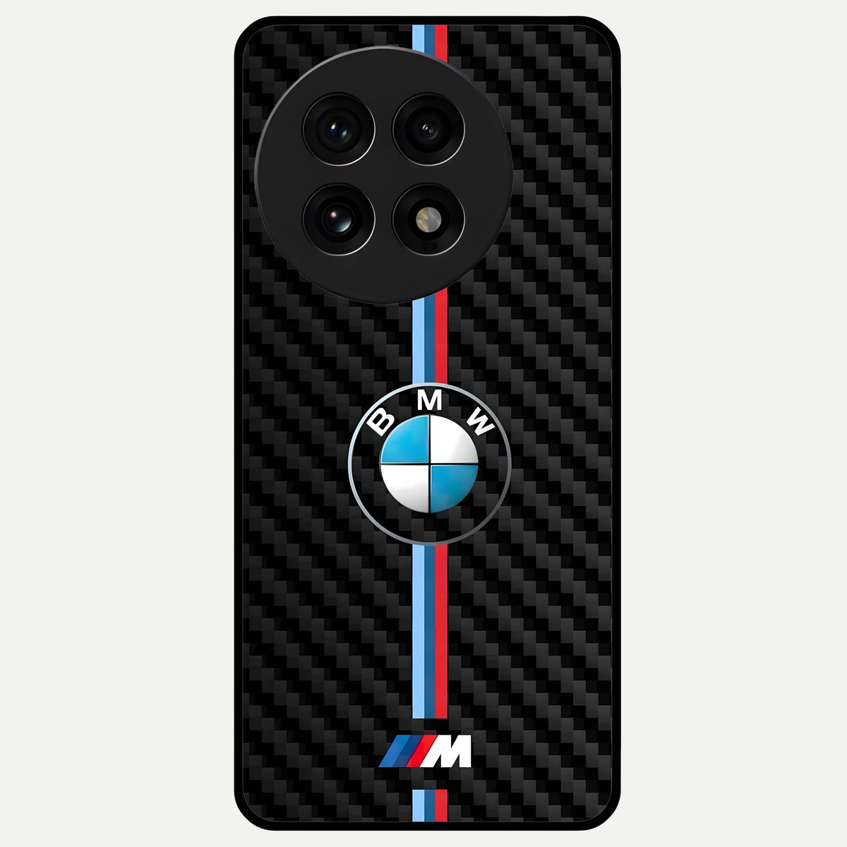  BMW Pattern Glass Case For OnePlus 13R back cover – full design glossy printed glass finish