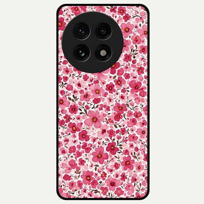  Cherry Blossom Charm Glass Case For OnePlus 13R back cover – full design glossy printed glass finish