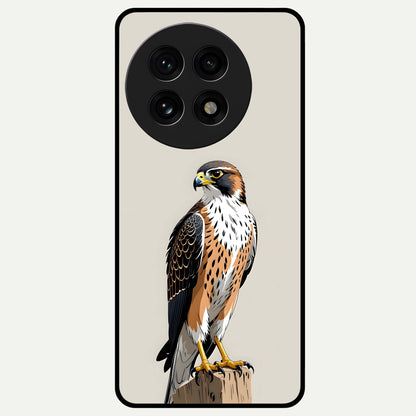  Clever Eagle Glass Case For OnePlus 13R back cover – full design glossy printed glass finish