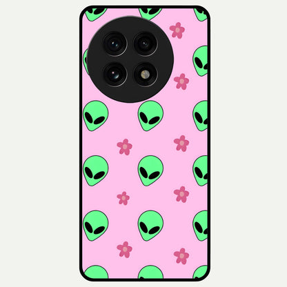  Cosmic Cute Crush Glass Case For OnePlus 13R back cover – full design glossy printed glass finish