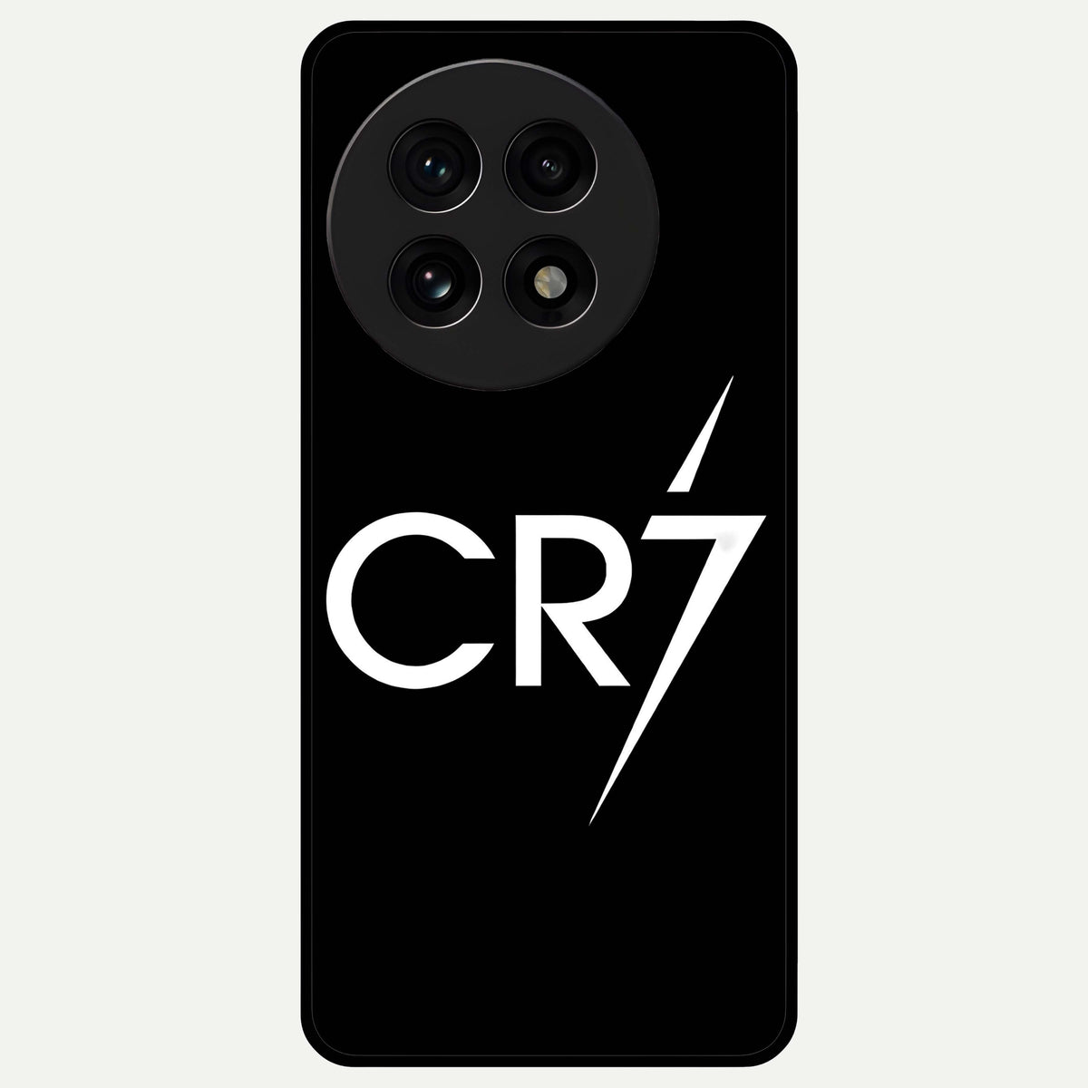  CR7 Elite Strike Glass Case For OnePlus 13R back cover – full design glossy printed glass finish