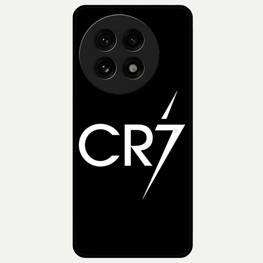  CR7 Elite Strike Glass Case For OnePlus 13R back cover – full design glossy printed glass finish
