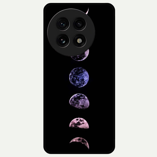  Crimson All Planets Glass Case For OnePlus 13R back cover – full design glossy printed glass finish