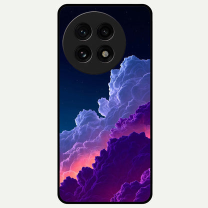  Dreamy Cloud Skies Glass Case For OnePlus 13R back cover – full design glossy printed glass finish