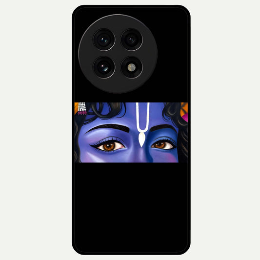  Krishna Eye Glass Case For OnePlus 13R back cover – full design glossy printed glass finish