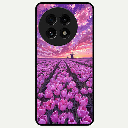  Lavender Dream Skies Glass Case For OnePlus 13R back cover – full design glossy printed glass finish