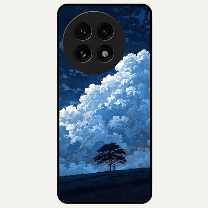  Midnight Sky Serenity Glass Case For OnePlus 13R back cover – full design glossy printed glass finish