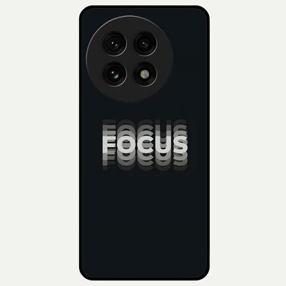  Mono Focus Vision Glass Case For OnePlus 13R back cover – full design glossy printed glass finish