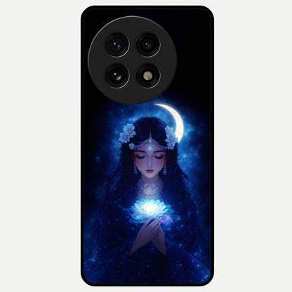  Mystic Moon Queen Glass Case For OnePlus 13R back cover – full design glossy printed glass finish