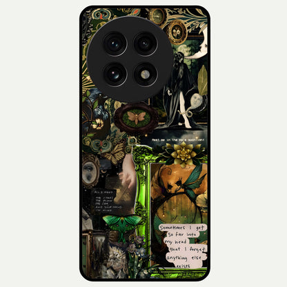  Mystic Woods Secret Glass Case For OnePlus 13R back cover – full design glossy printed glass finish