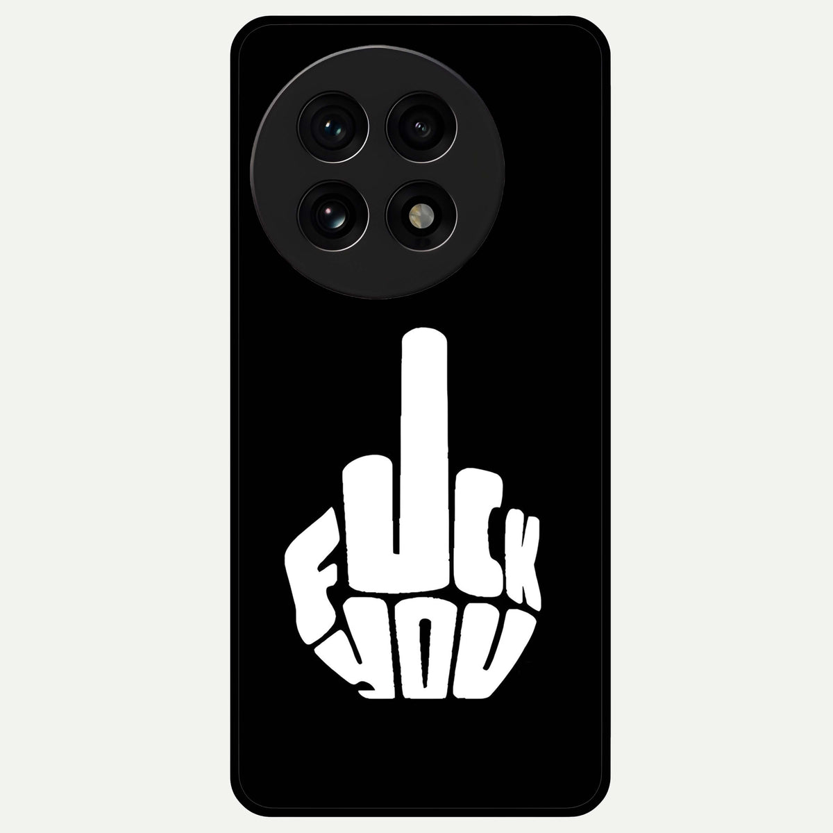  Rebel Mode On Glass Case For OnePlus 13R back cover – full design glossy printed glass finish