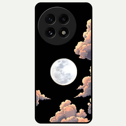  Shade Cloud Moon Glass Case For OnePlus 13R back cover – full design glossy printed glass finish