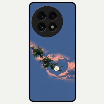  Sky Under Tree Glass Case For OnePlus 13R back cover – full design glossy printed glass finish