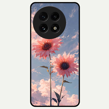  Sun Moon Balance Glass Case For OnePlus 13R back cover – full design glossy printed glass finish