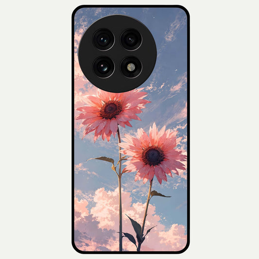  Sun Moon Balance Glass Case For OnePlus 13R back cover – full design glossy printed glass finish