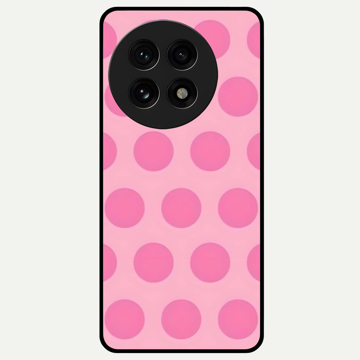  Sweet Dot Dreams Glass Case For OnePlus 13R back cover – full design glossy printed glass finish