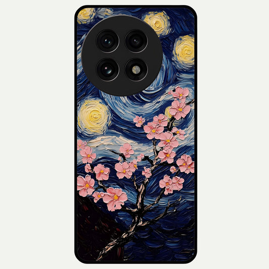  Van Gogh Scenery Glass Case For OnePlus 13R back cover – full design glossy printed glass finish