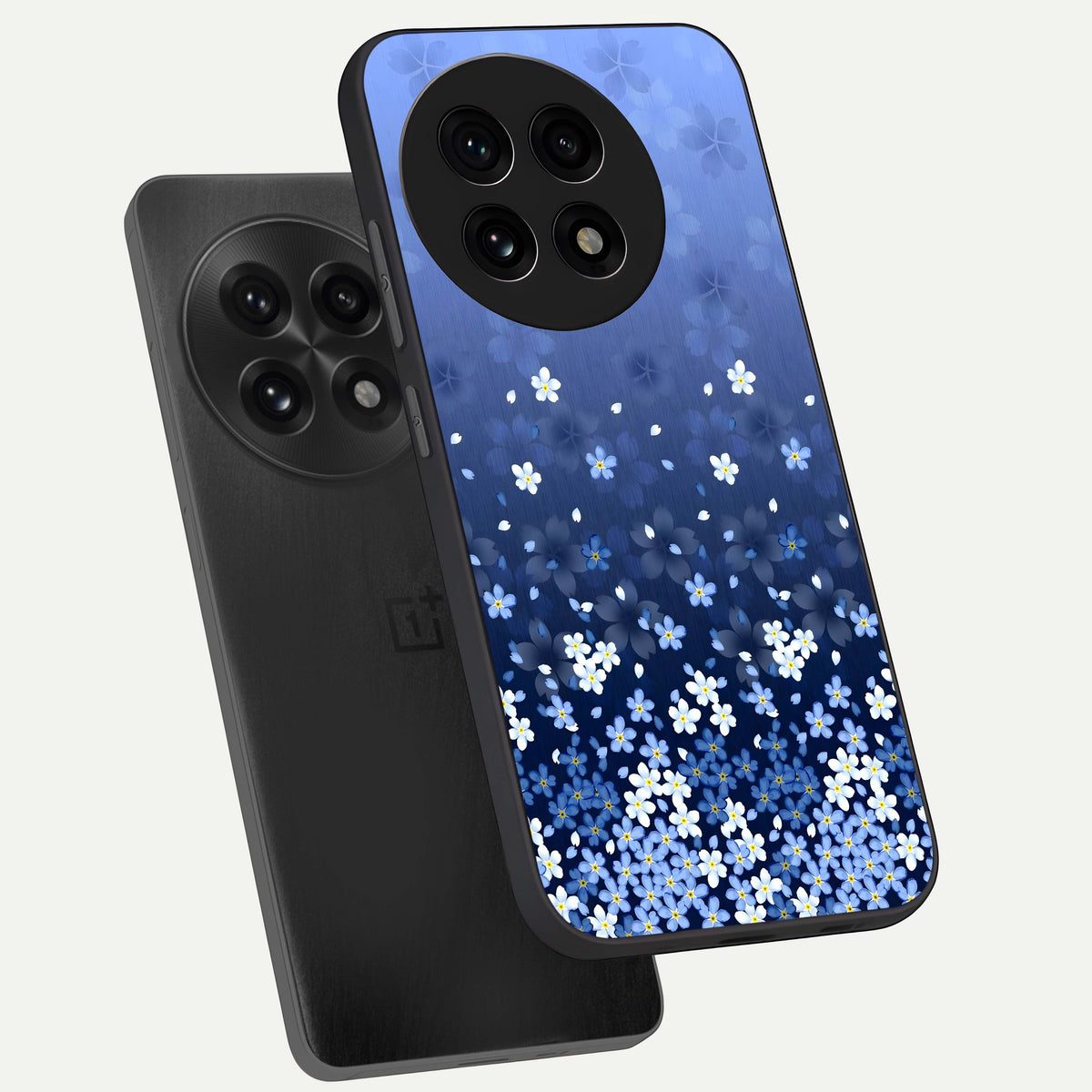  Blue Starry phone case For OnePlus 13R showing premium glass back cover with detailed artwork