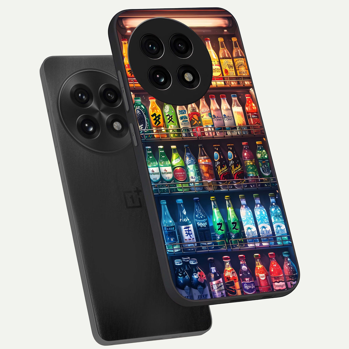  Colorfull Tree phone case For OnePlus 13R showing premium glass back cover with detailed artwork