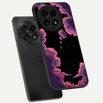  Cosmic Cloud Journey phone case For OnePlus 13R showing premium glass back cover with detailed artwork