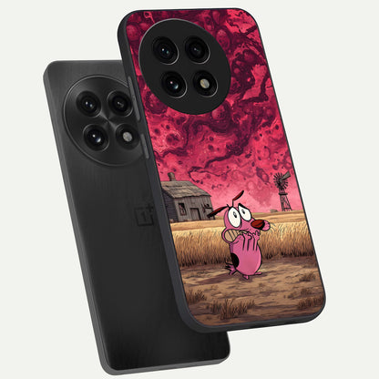  Courage Under Sky phone case For OnePlus 13R showing premium glass back cover with detailed artwork