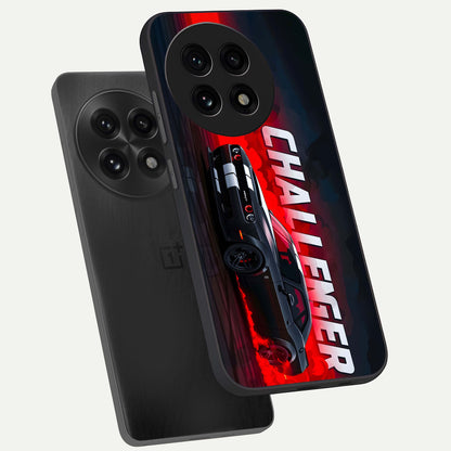  Crimson Challenger Fury phone case For OnePlus 13R showing premium glass back cover with detailed artwork