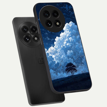  Midnight Sky Serenity phone case For OnePlus 13R showing premium glass back cover with detailed artwork
