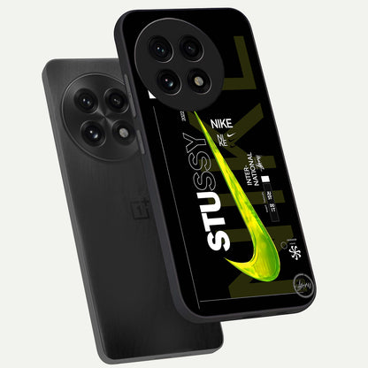  Neon Street Edition phone case For OnePlus 13R showing premium glass back cover with detailed artwork