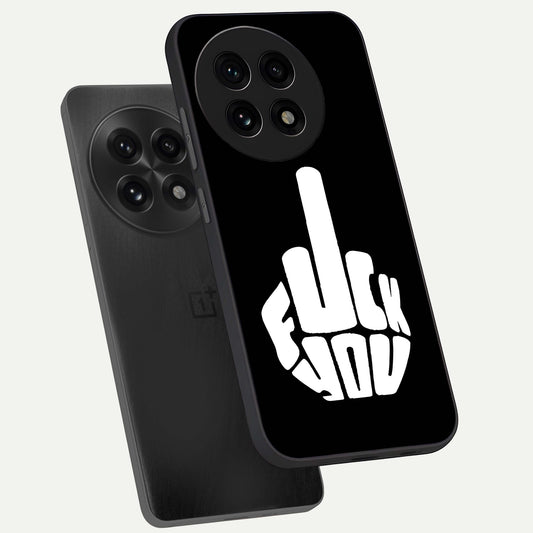  Rebel Mode On phone case For OnePlus 13R showing premium glass back cover with detailed artwork