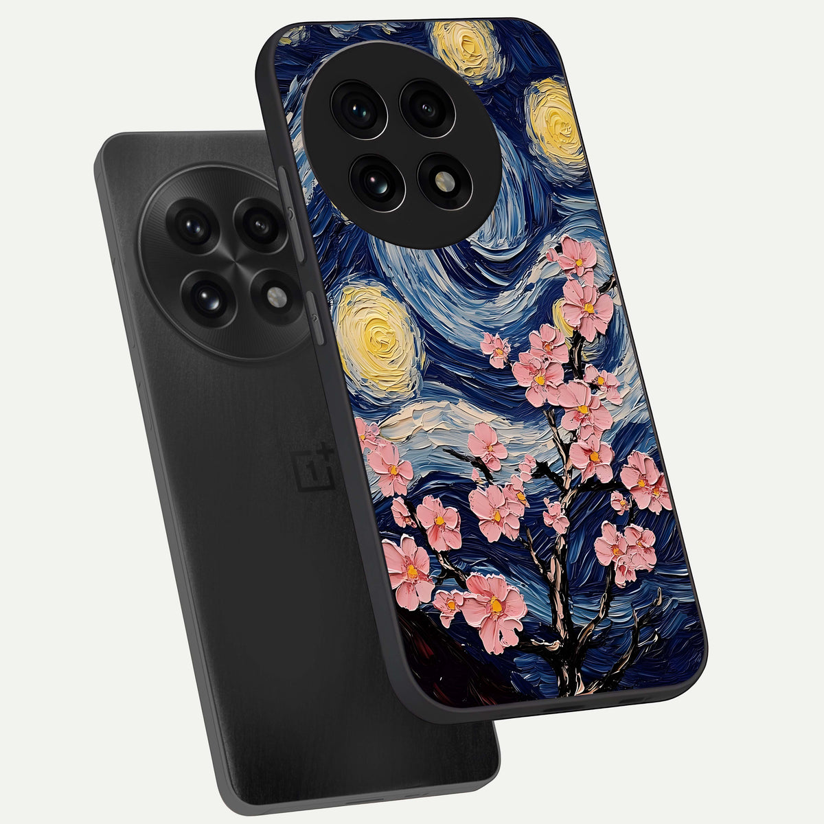  Van Gogh Scenery phone case For OnePlus 13R showing premium glass back cover with detailed artwork