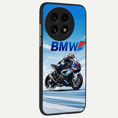  BMW Power Drift back cover For OnePlus 13R slim fit glass case with vibrant aesthetic design