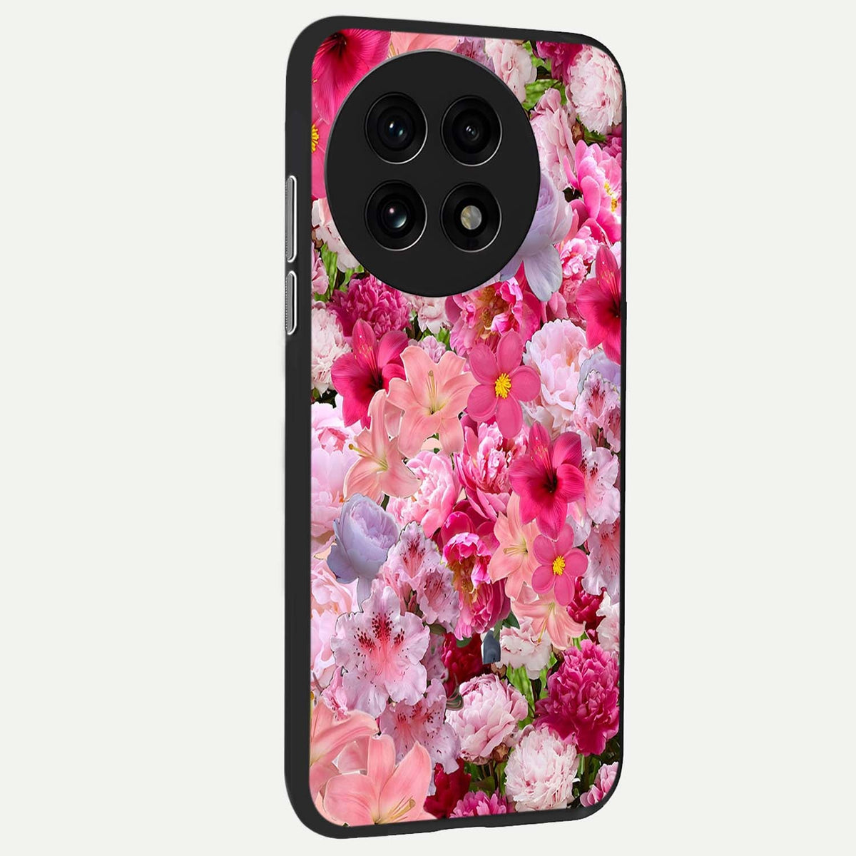  Bloom Crush Fantasy back cover For OnePlus 13R slim fit glass case with vibrant aesthetic design