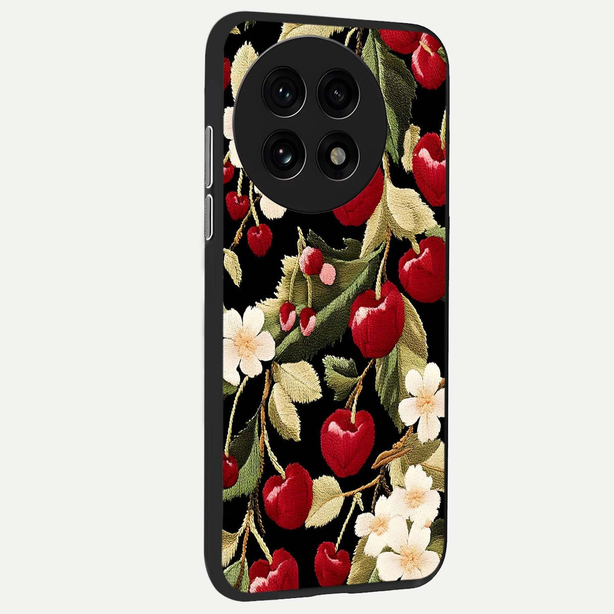  Blooming Spendor Bird back cover For OnePlus 13R slim fit glass case with vibrant aesthetic design