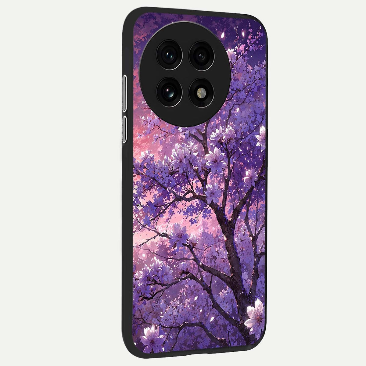  Blossom Tree back cover For OnePlus 13R slim fit glass case with vibrant aesthetic design